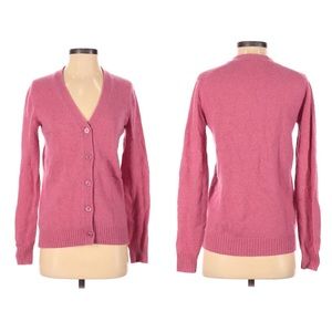 Uniqlo Women’s Pink Wool/Alpaca Blend Button-Up Cardigan Size Small